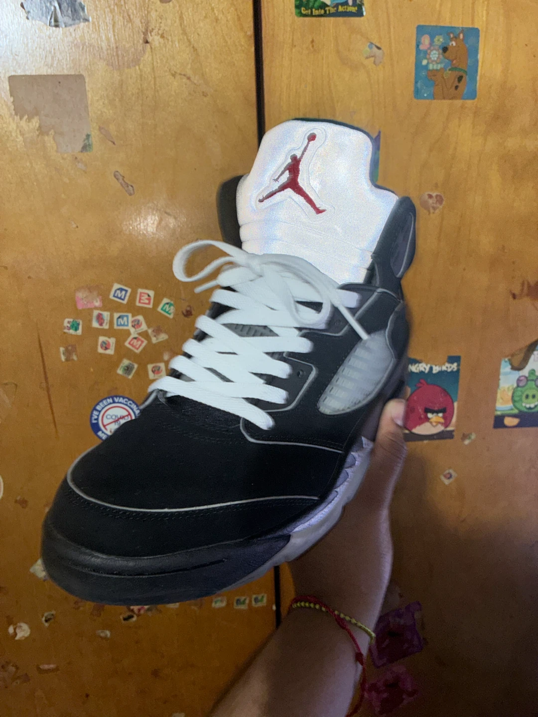 Jordan 5 Black Metallic Reimagined Size 9.5 No Box - photo 2