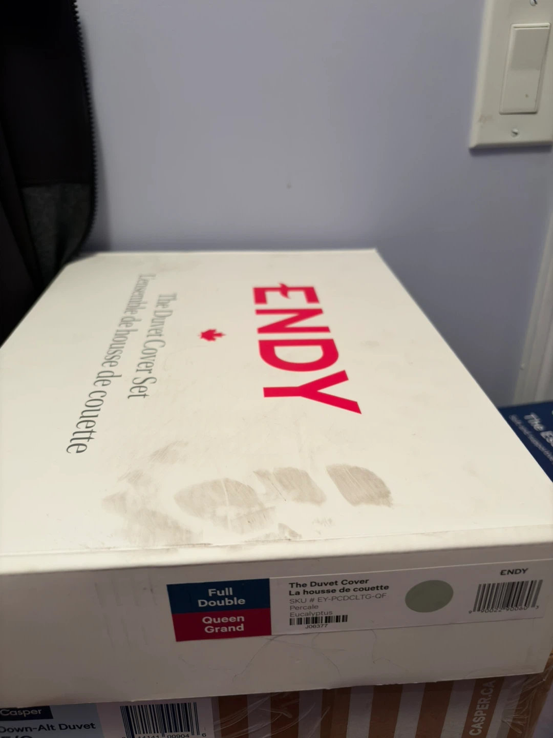 Bedding Bundle: Endy Duvet Cover and Casper Pillows - photo 4