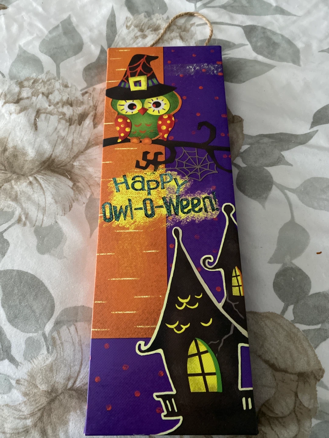 Happy Owl-O-Ween Canvas Wall Decor