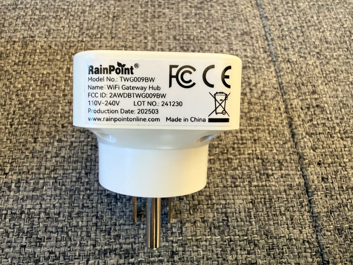 RainPoint Water Timer and WiFi Gateway Hub - photo 3