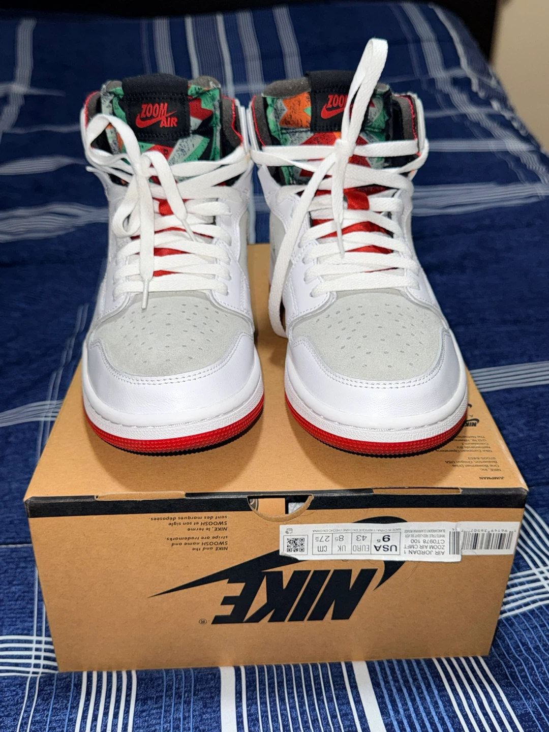 Nike Air Jordan 1 Zoom Air CMFT Sneakers Size 9.5