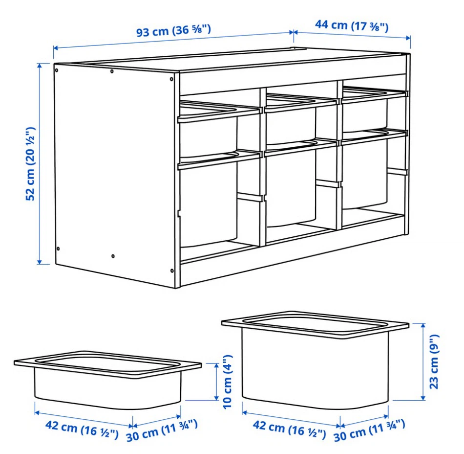 IKEA Trofast Toy Storage Units (2) - photo 4
