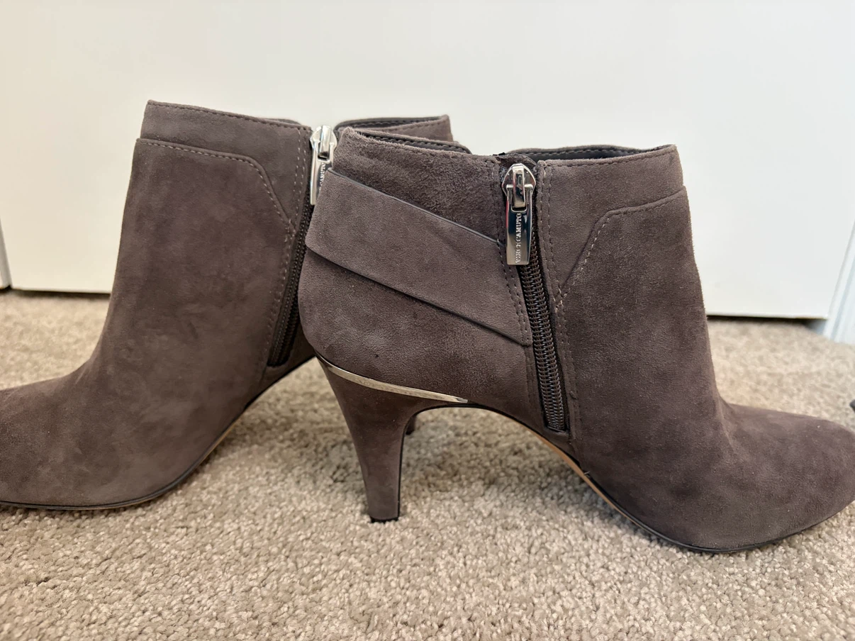 Vince Camuto Vernaya Ankle Boots Dark Slate Size 9M - photo 4