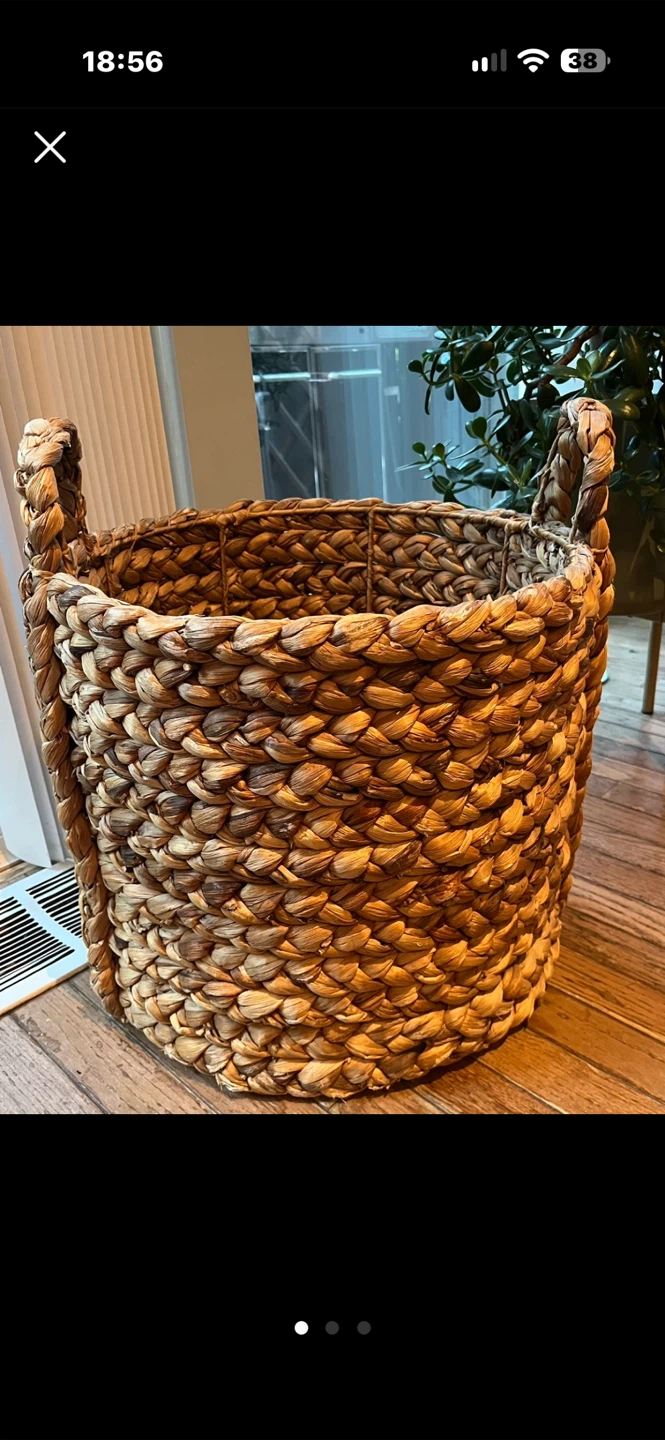 Large Seagrass Wicker Storage Basket