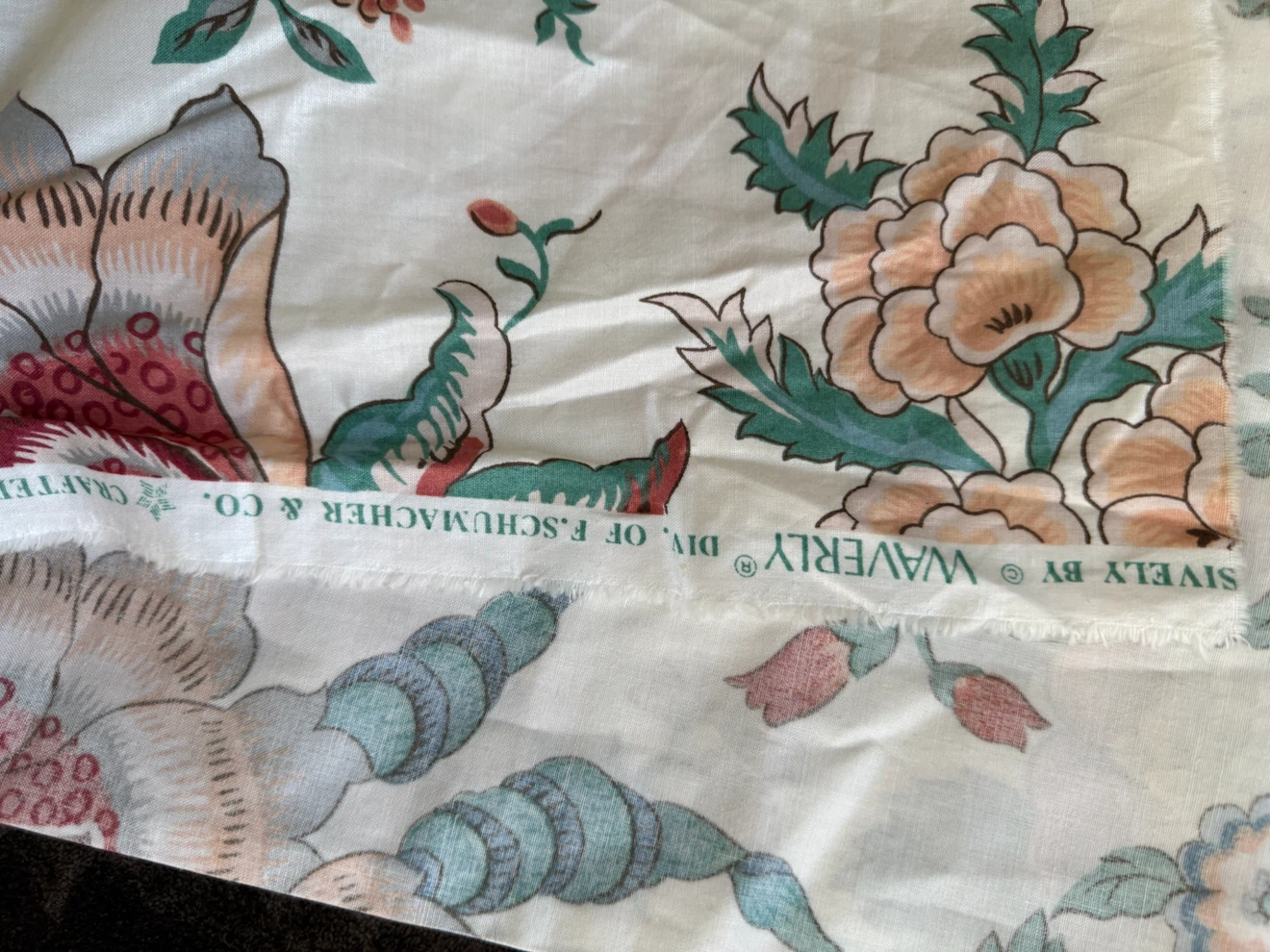 Waverly Floral Cotton Fabric - photo 2