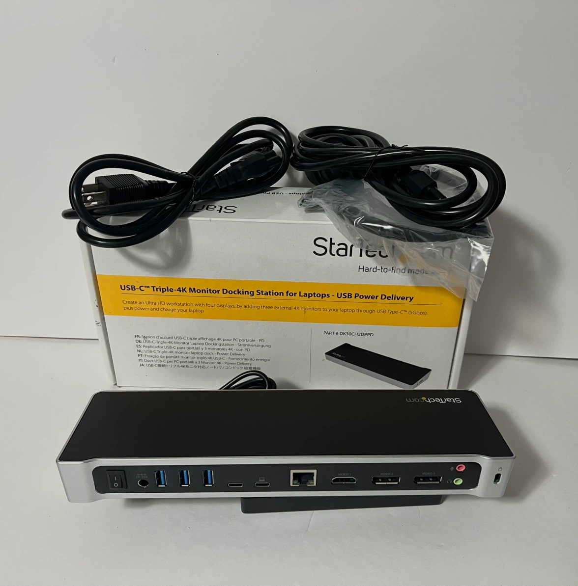 StarTech.com USB-C Triple-4K Monitor Docking Station