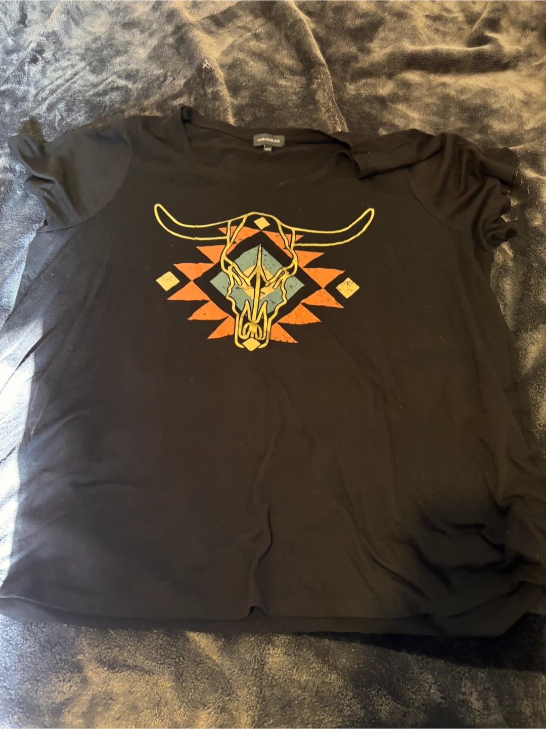 Warehouse One Black Graphic T-Shirt 3X