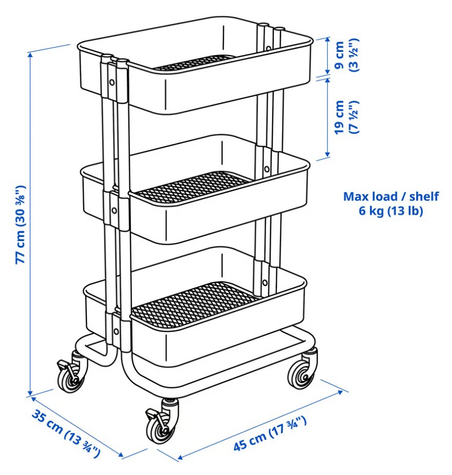 IKEA Raskog Utility Cart - photo 2