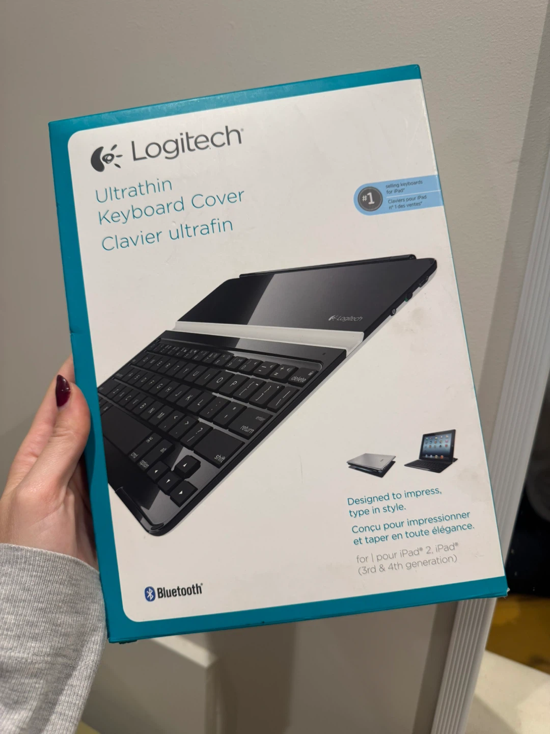 Logitech Bluetooth Keyboard Wireless iPad Keyboard Case - photo 2