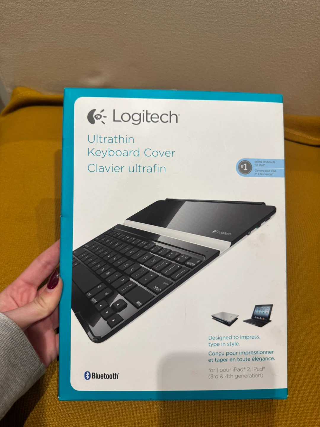 Logitech Bluetooth Keyboard Wireless iPad Keyboard Case - photo 4