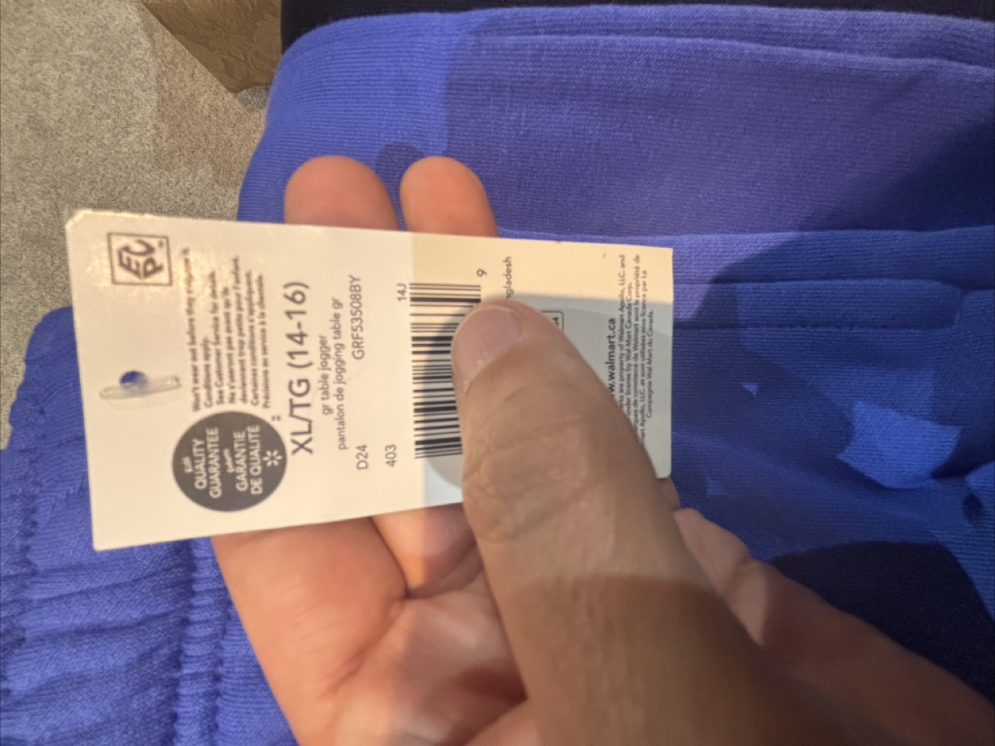 George Kids Joggers Blue Size XL/TG 14-16 - photo 3