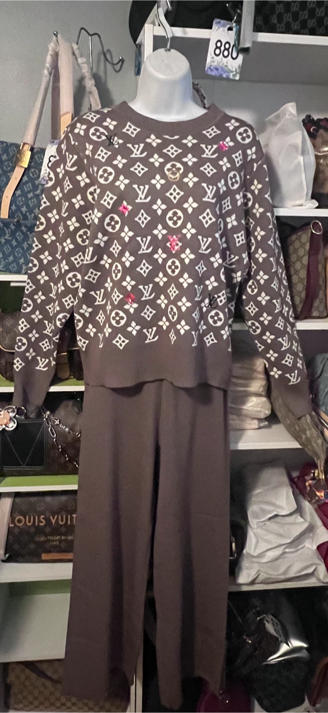 Louis Vuitton Monogram Knit Set