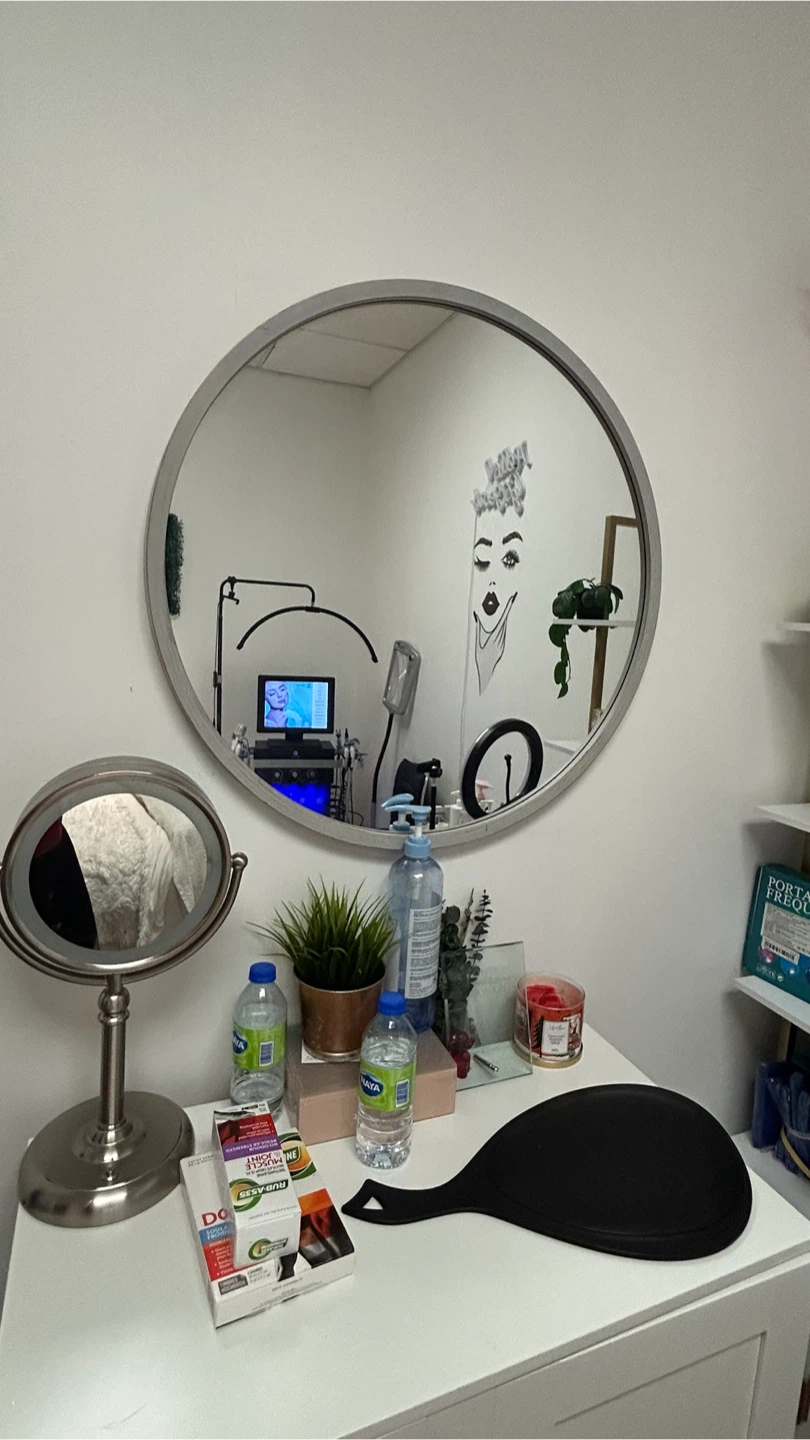 Large Round Wall Mirror