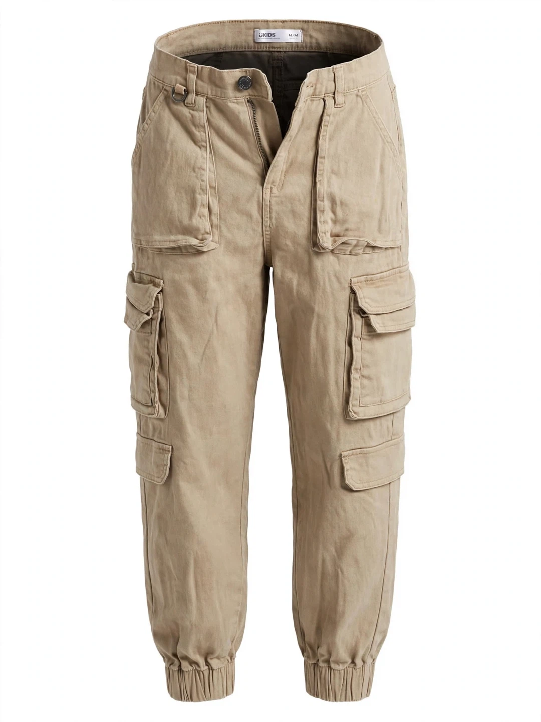 URBAN GIRLS Beige Cargo Joggers Size M 10/12