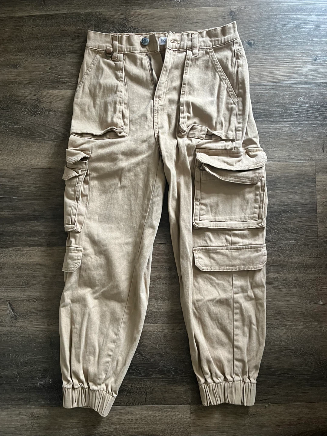 URBAN GIRLS Beige Cargo Joggers Size M 10/12 - photo 3
