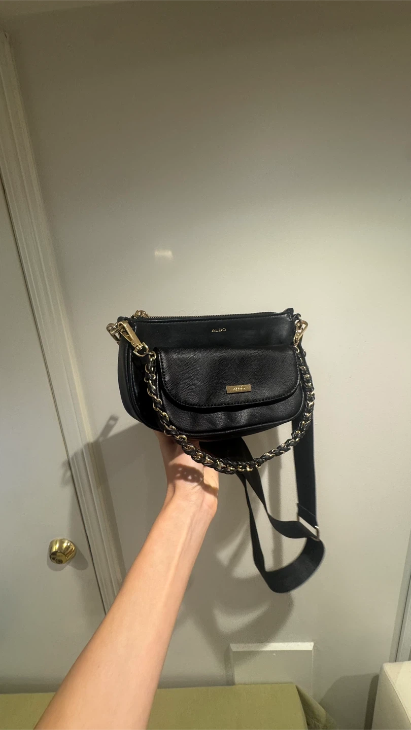 ALDO Black 2-in-1 Crossbody Bag with Detachable Mini Bag - photo 2