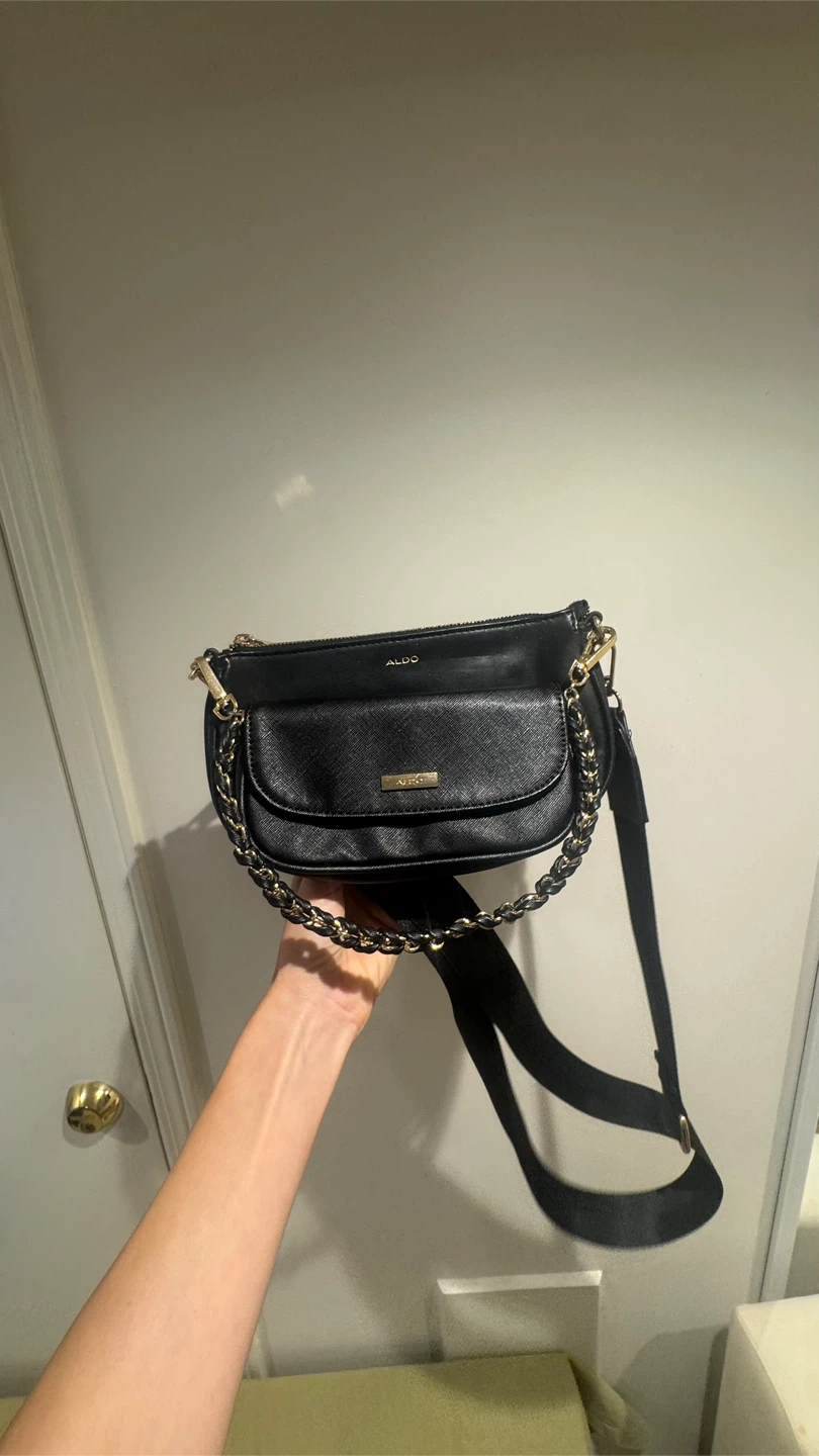 ALDO Black 2-in-1 Crossbody Bag with Detachable Mini Bag - photo 3