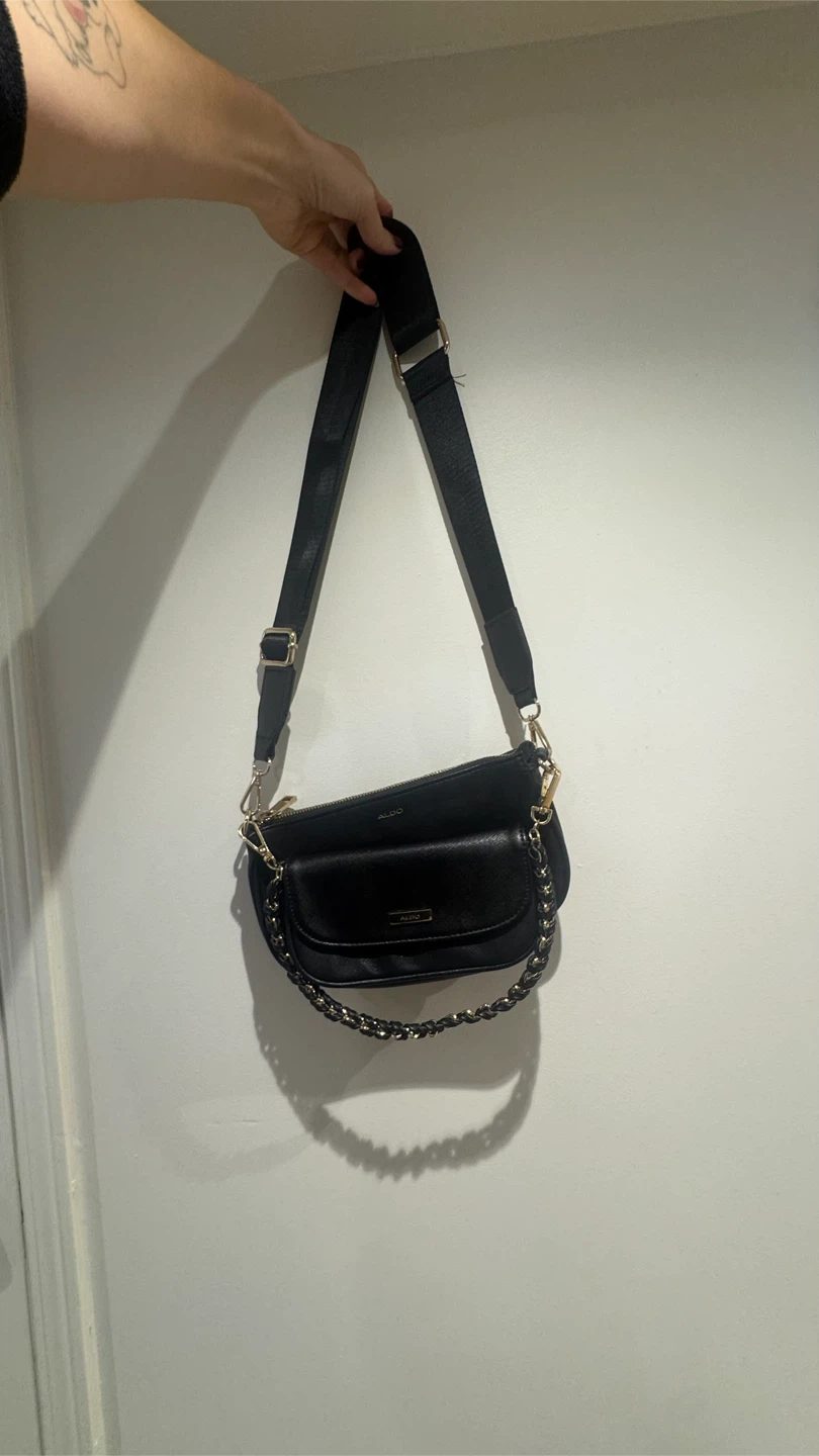 ALDO Black 2-in-1 Crossbody Bag with Detachable Mini Bag - photo 4