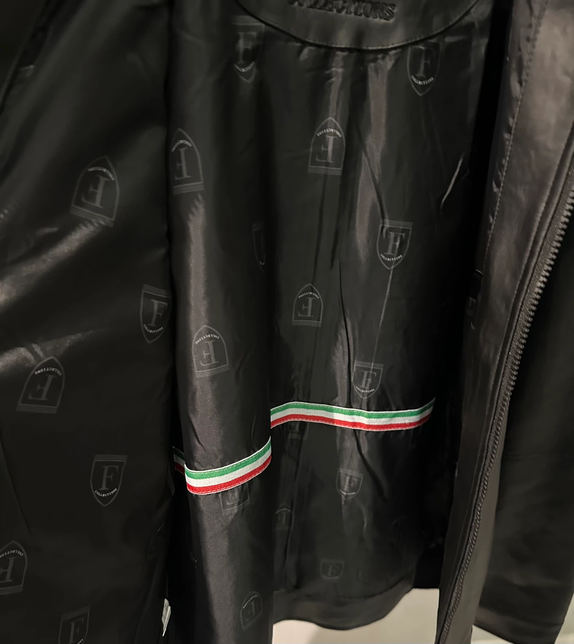 F Collections Black Hooded Jacket - photo 2