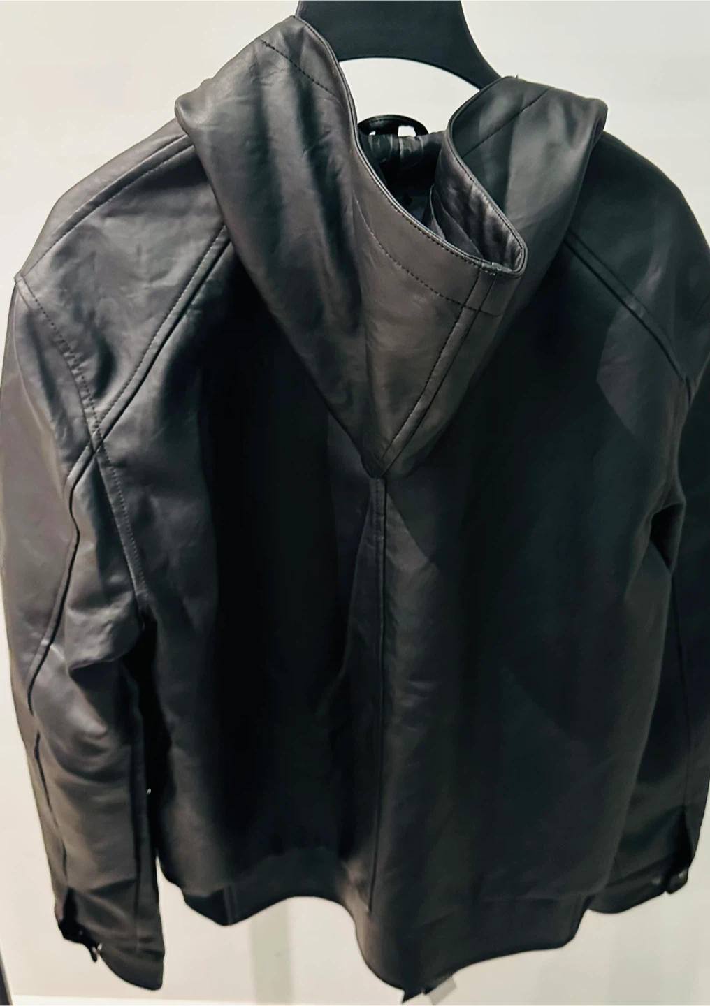 F Collections Black Hooded Jacket - photo 4