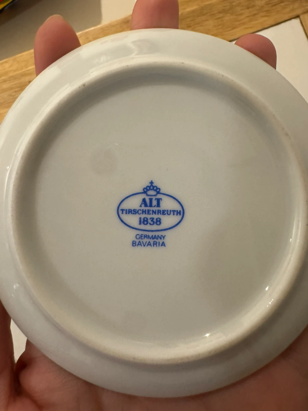 Vintage Alt Tirschenreuth Bavaria Mini Porcelain Plate – Germany - photo 3