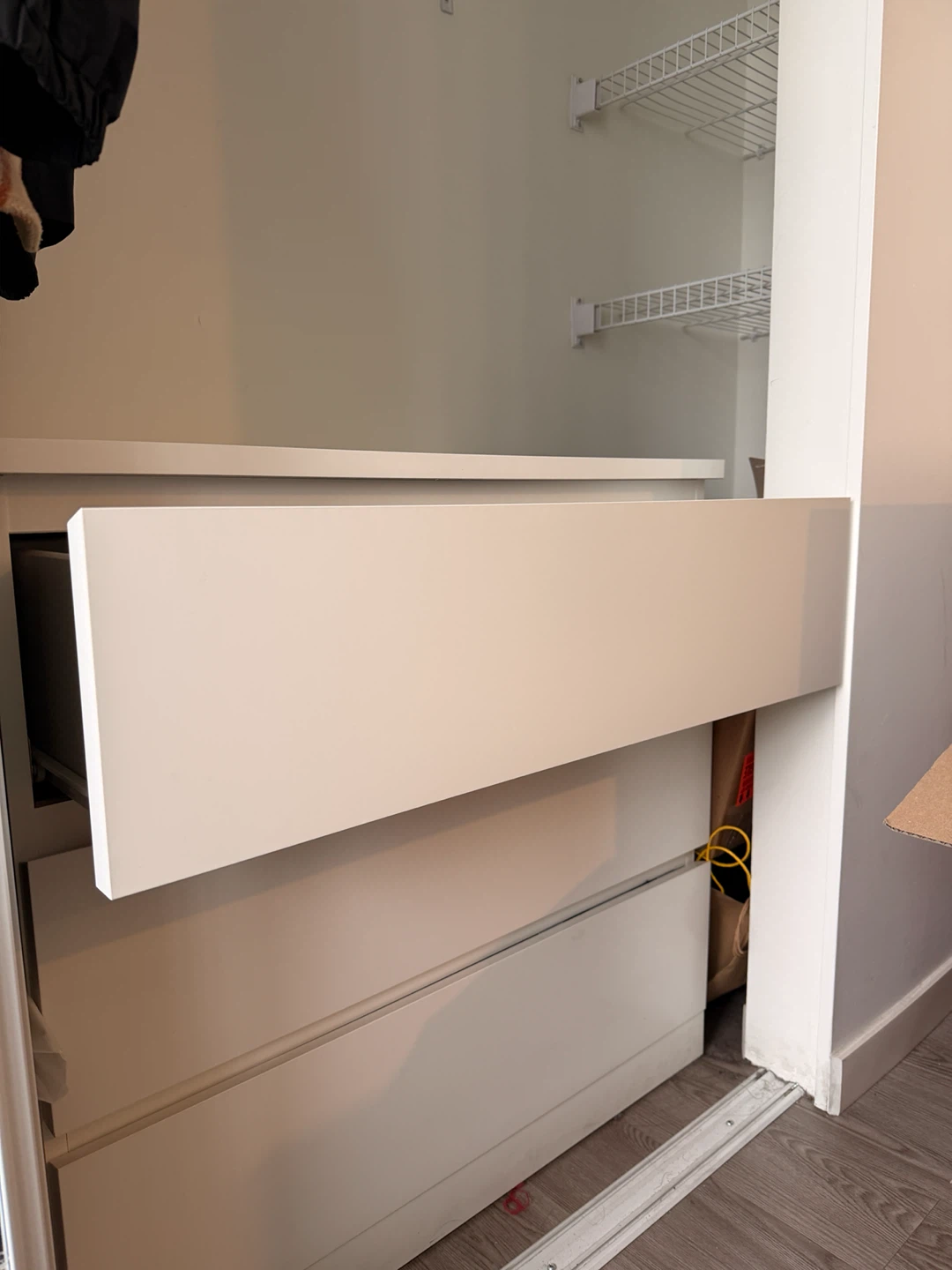 MOVING SALE - IKEA White 3-Drawer Chest - photo 2