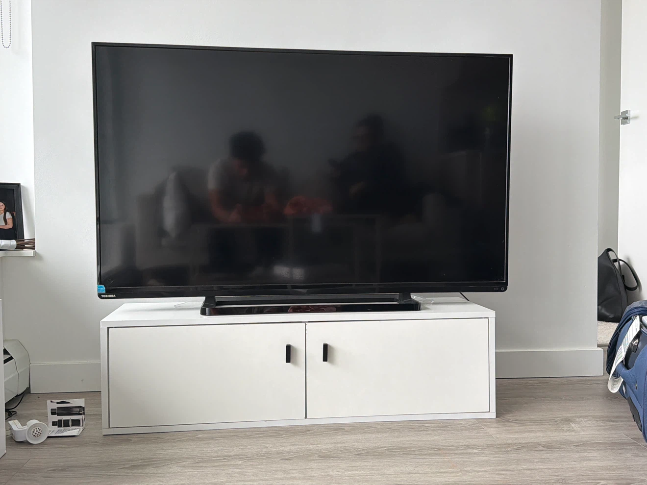 Toshiba Television with stable stand base
