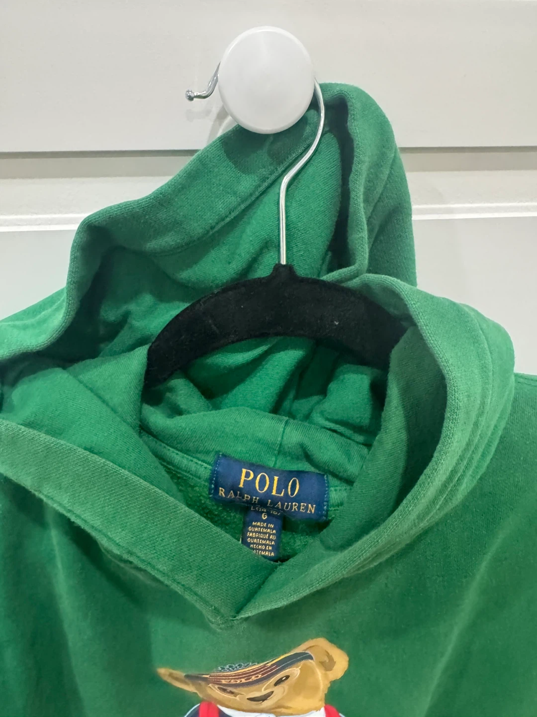 Polo Ralph Lauren Polo Bear Green Hoodie - photo 2