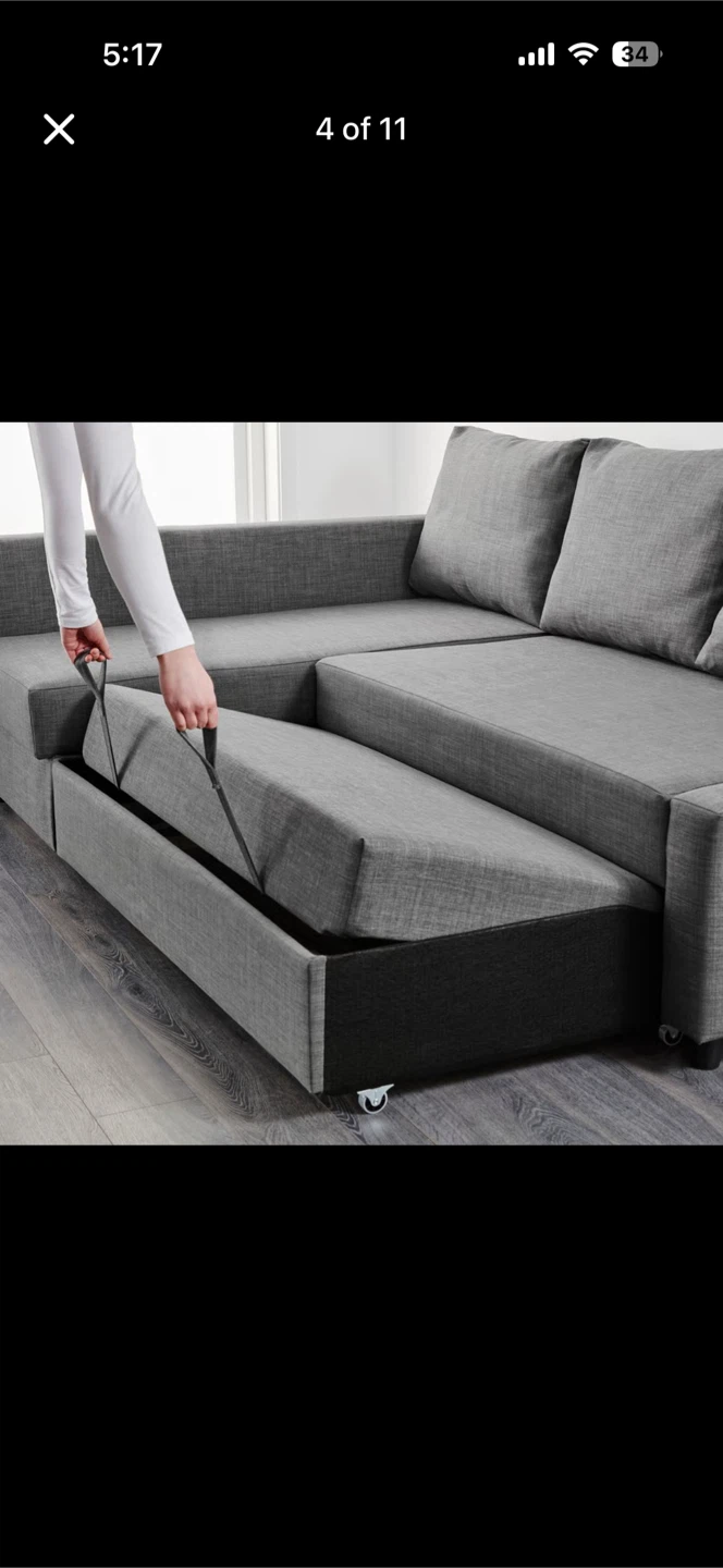 Grey sectional couch - photo 3