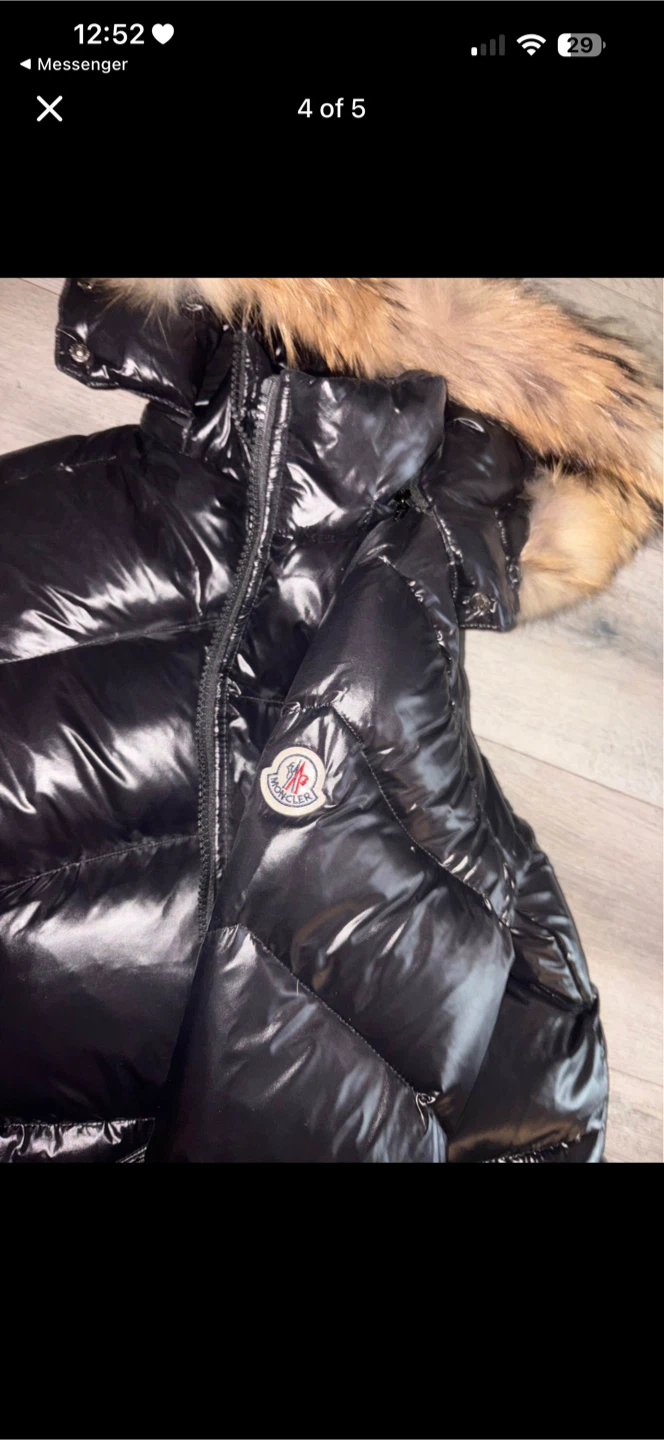 Moncler Puffer Jacket with Fur Hood - photo 3