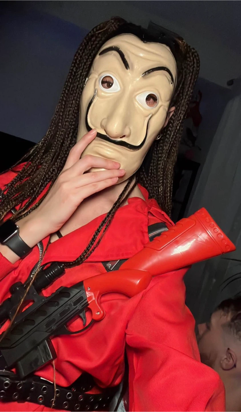 Money Heist LCDP Halloween Costume+Mask–One Size / Adjustable - photo 5