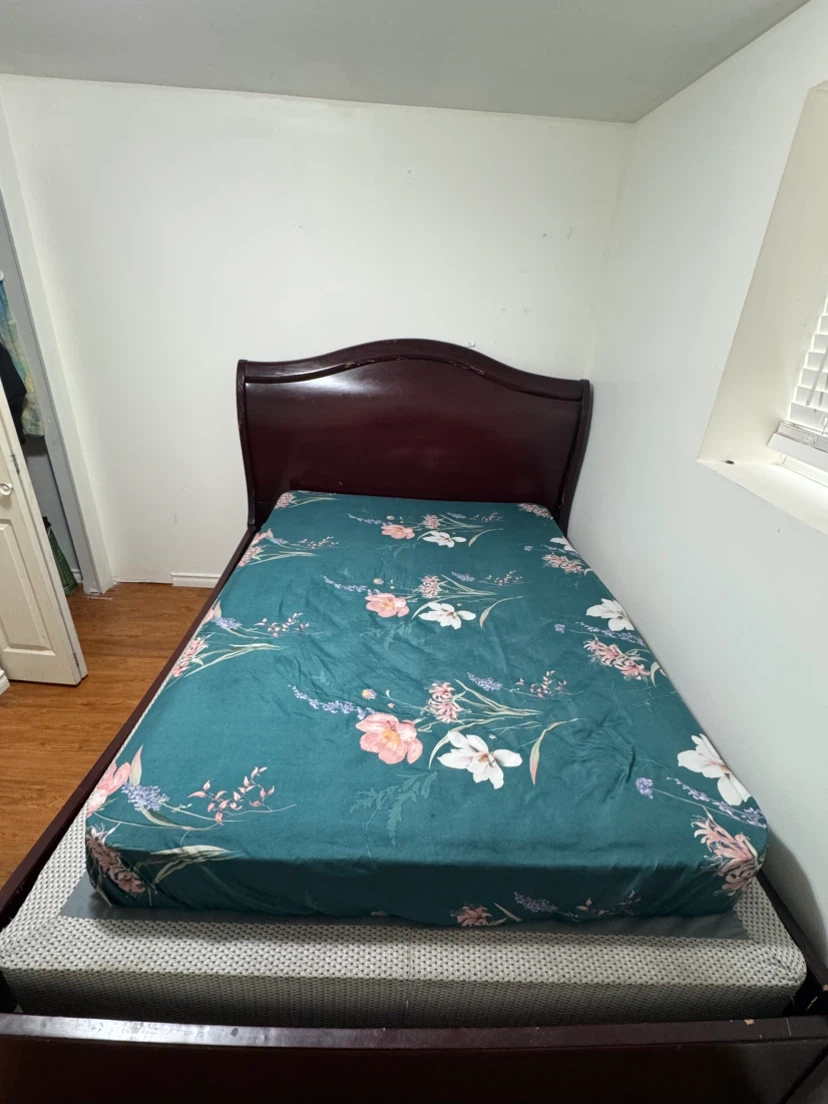 Dark Wood Bed Frame