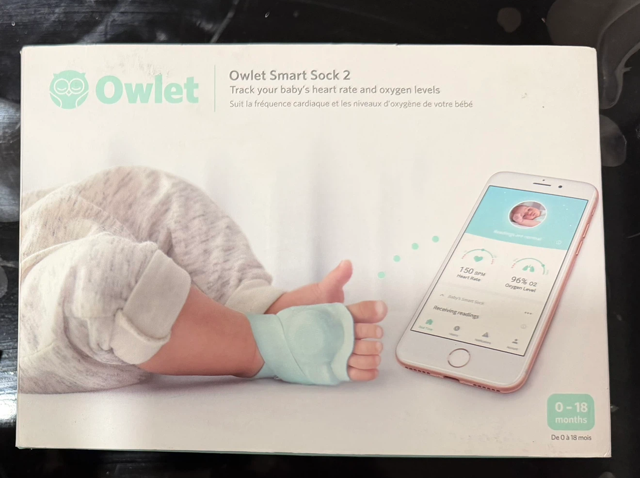 Owlet Smart Sock 2 Baby Monitor