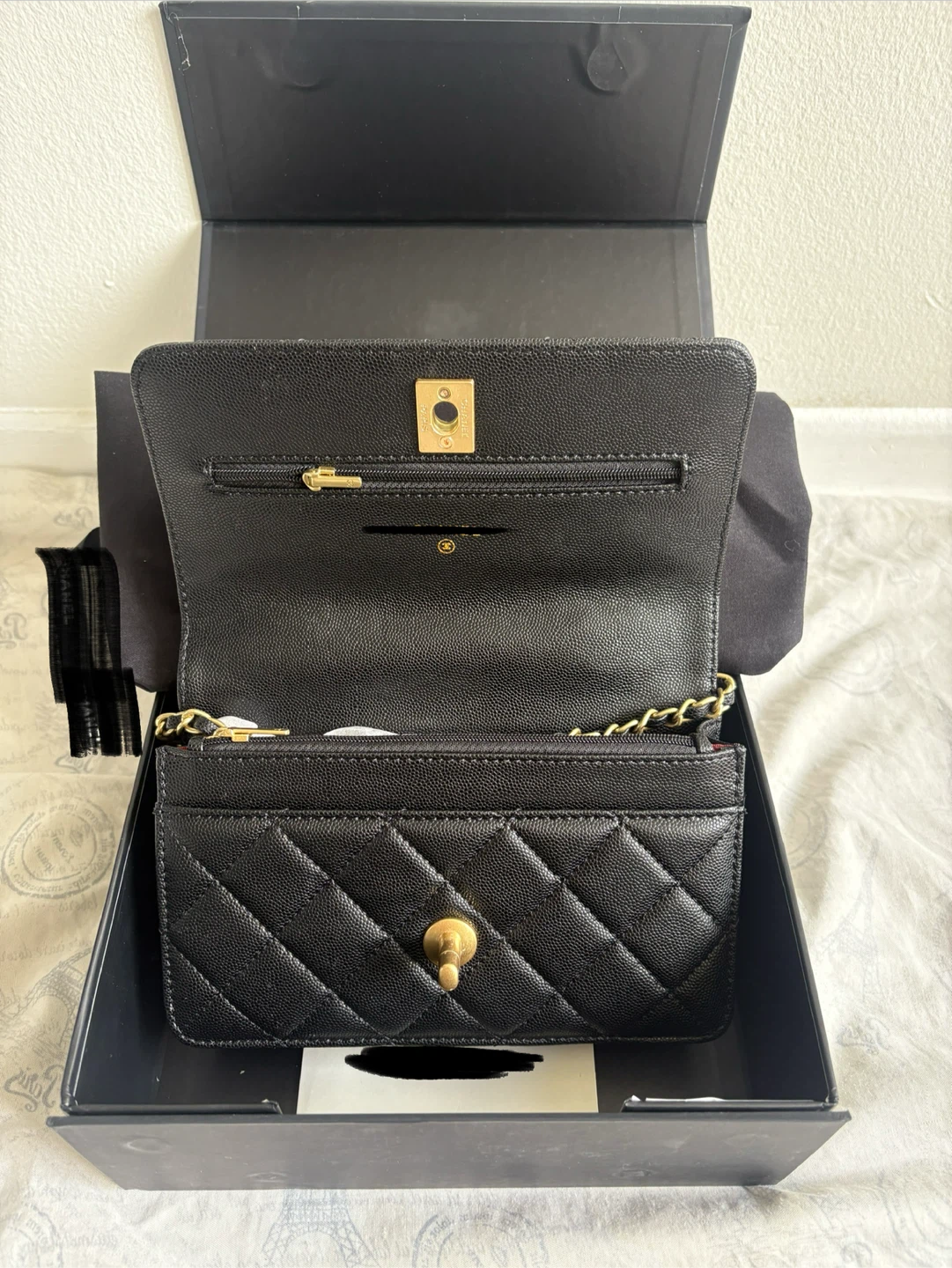 Chanel Caviar Quilted Top Handle Bag - photo 4