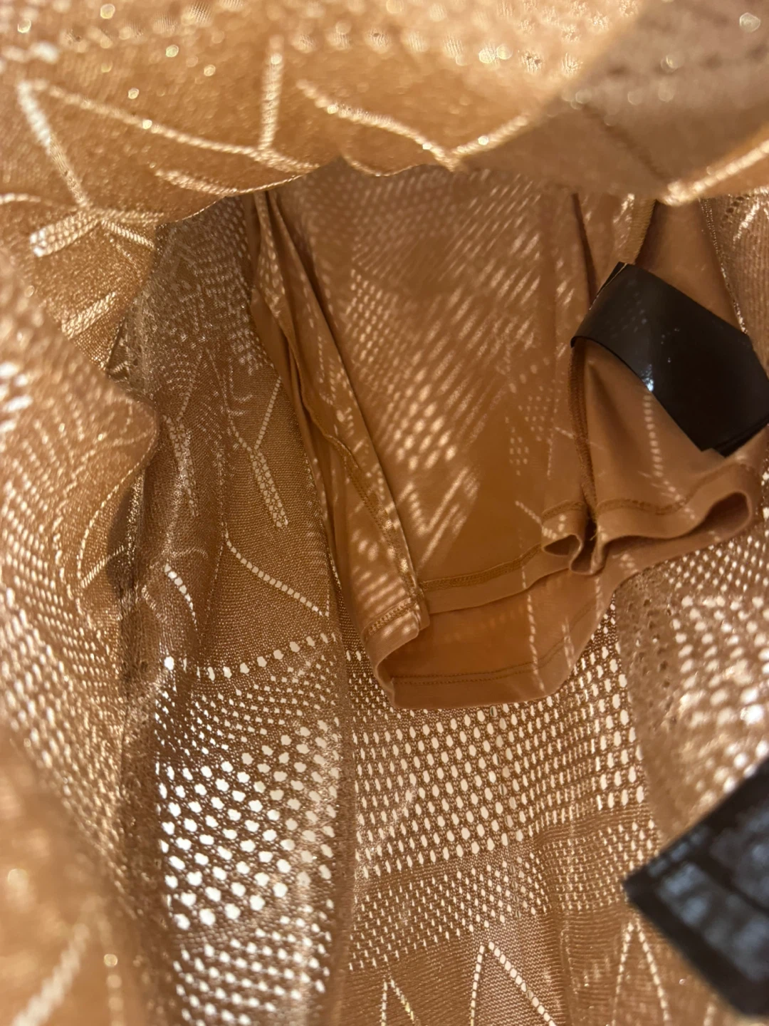 Guess by Marciano Openwork Knit Belted Coverup in Camel - photo 4