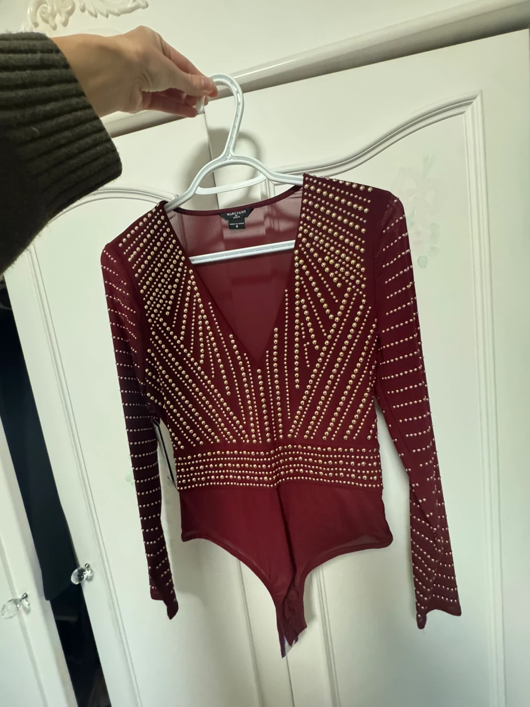 Brand New Marciano by GUESS Stella Studded Bodysuit - photo 3
