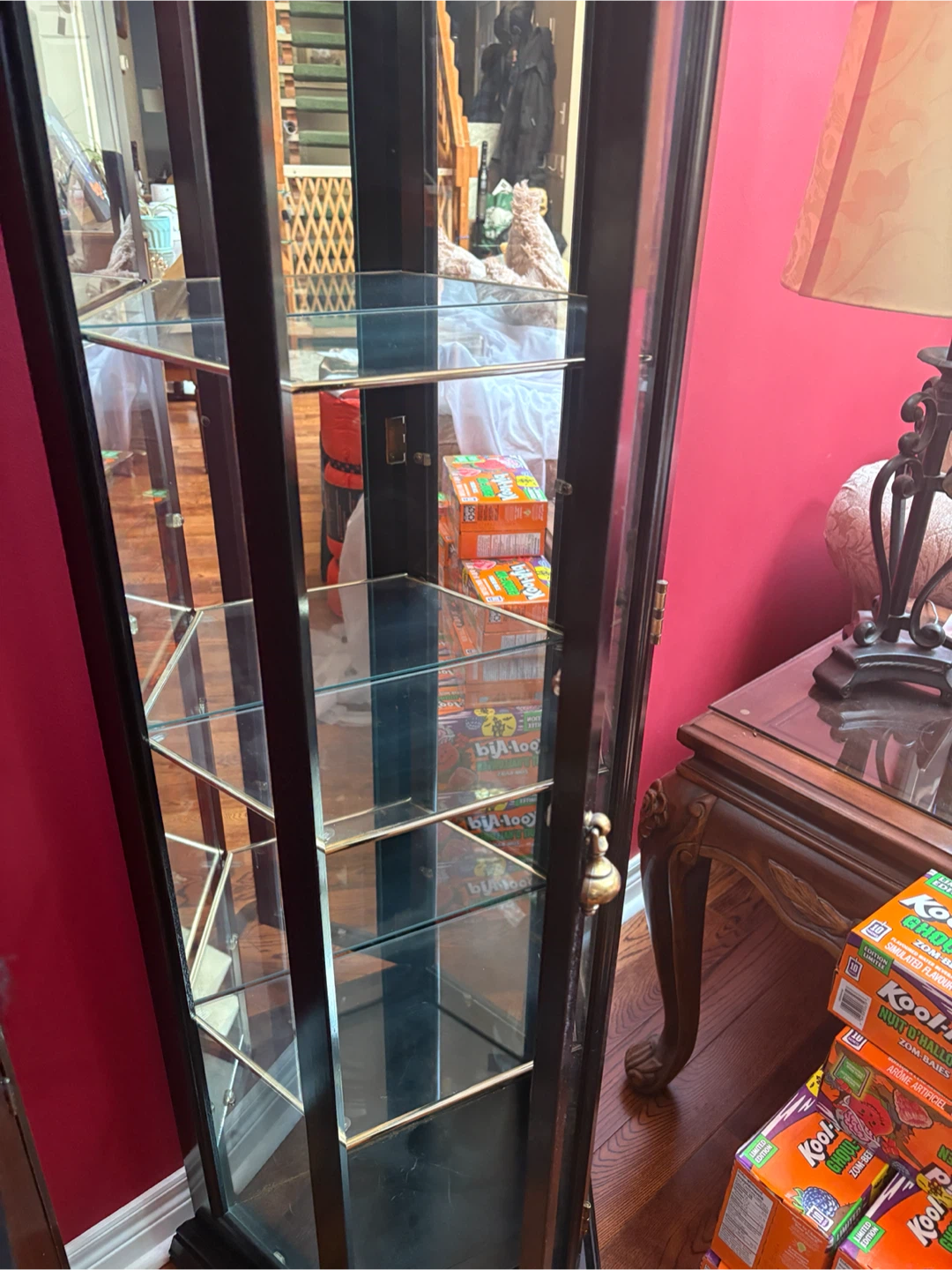 Tall Corner Display Cabinet - photo 2