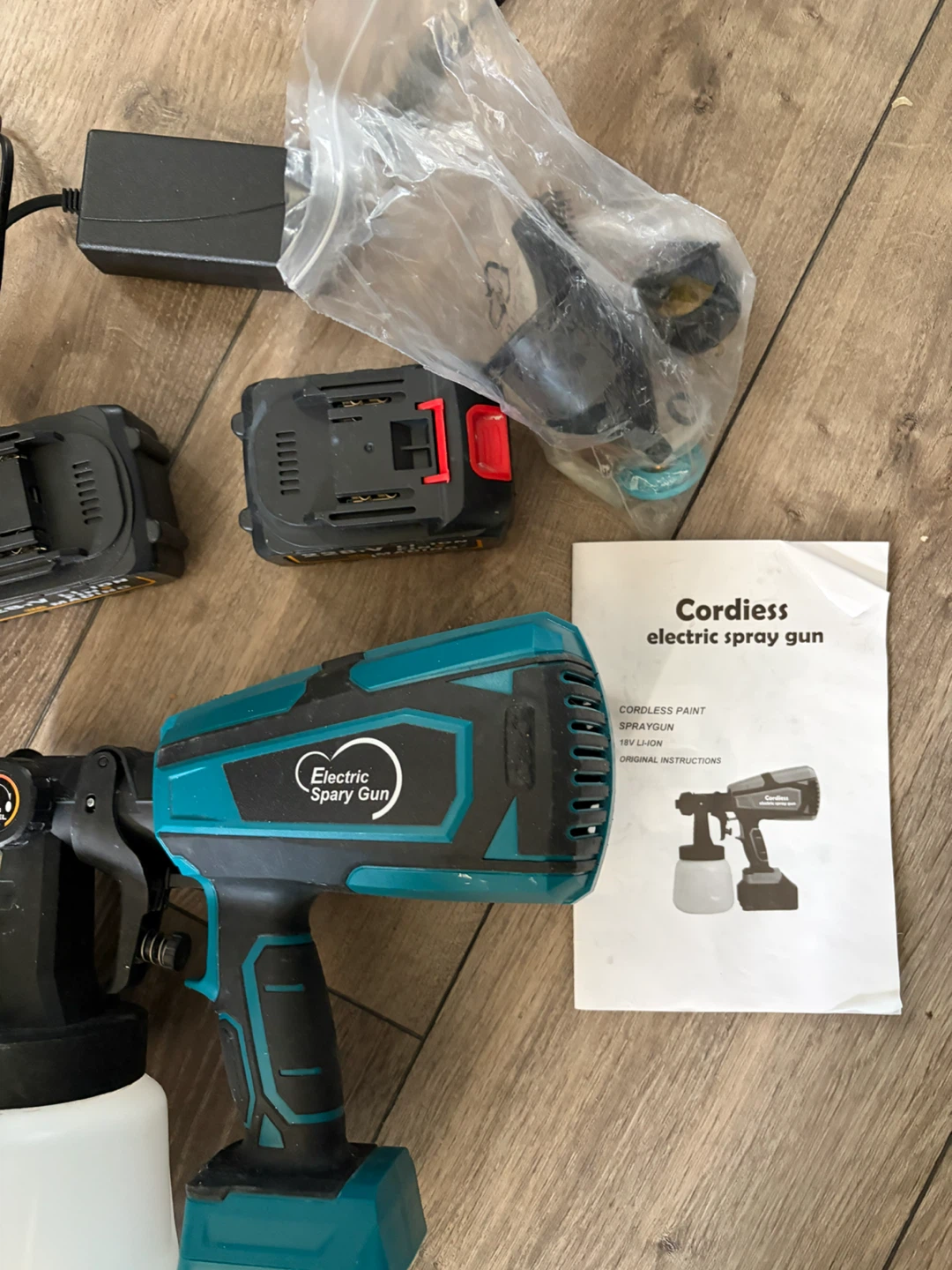 Cordless Electric Paint Spray Gun - photo 2
