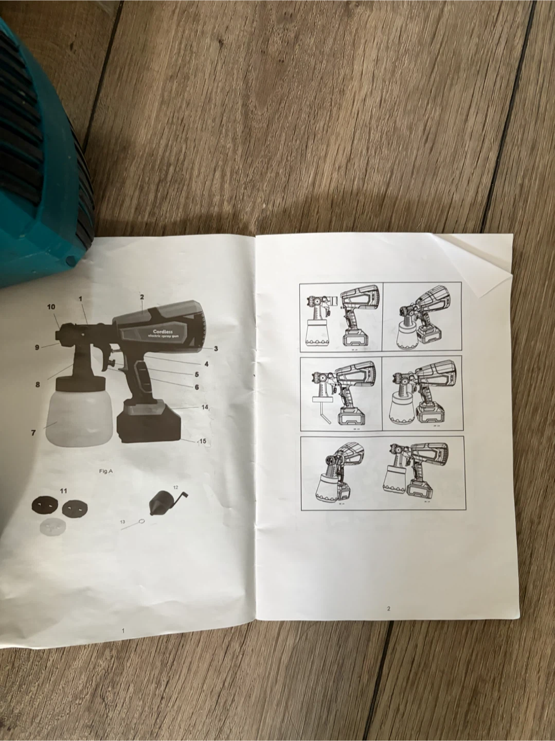 Cordless Electric Paint Spray Gun - photo 5