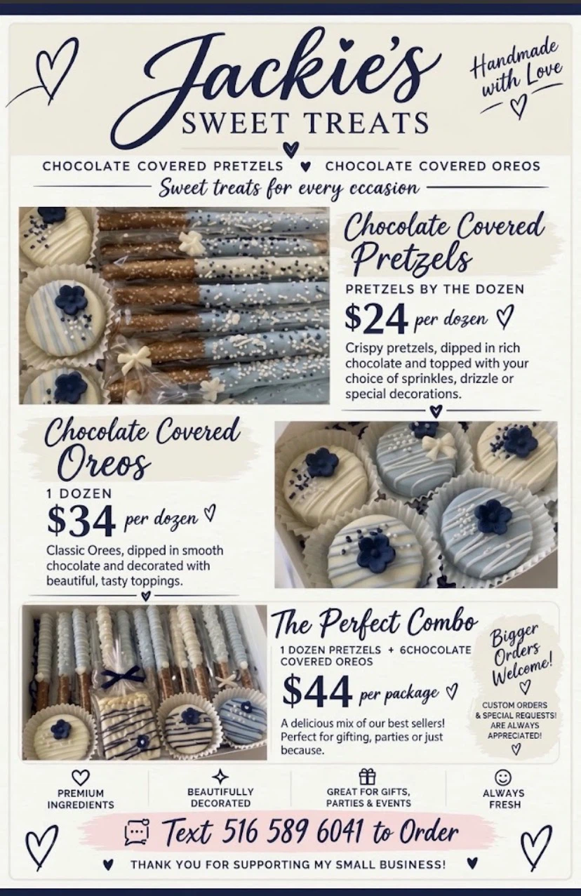 Jackie's Sweet Treats Chocolate Covered Pretzels and Oreos