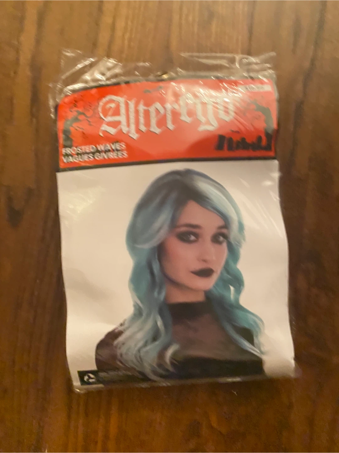 Halloween Alter Ego Frosted Waves Wig, For Kids