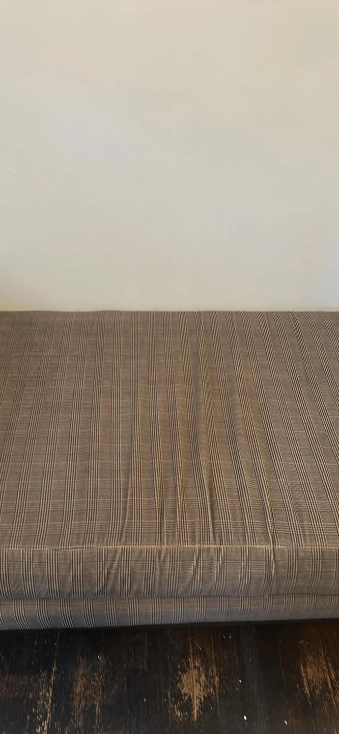 Plaid Upholstered Daybed Bench - photo 4