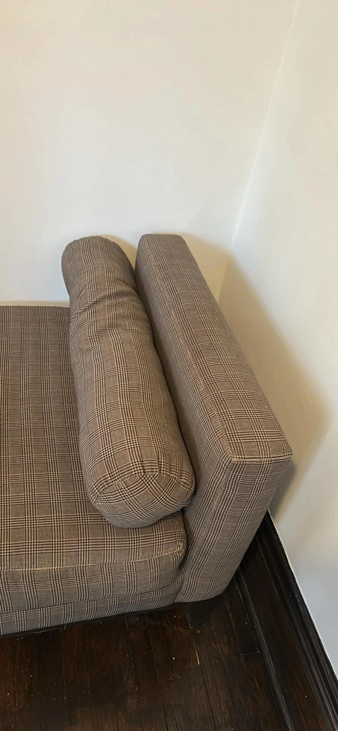 Plaid Upholstered Daybed Bench - photo 5