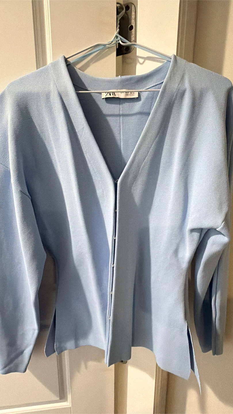 Zara Baby Blue Cardigan - photo 2