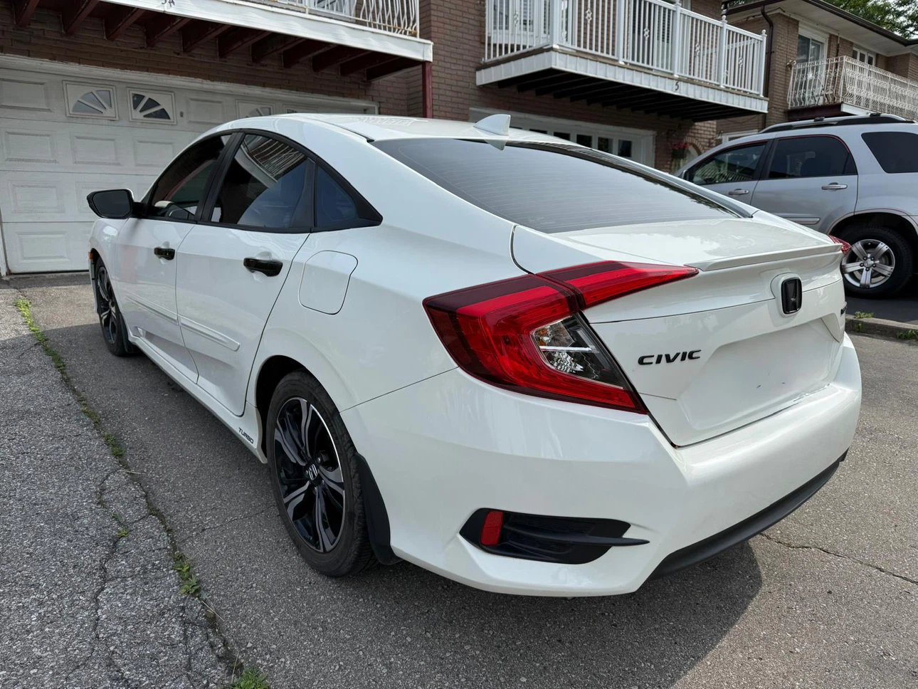 White Honda Civic Turbo Sedan - photo 3