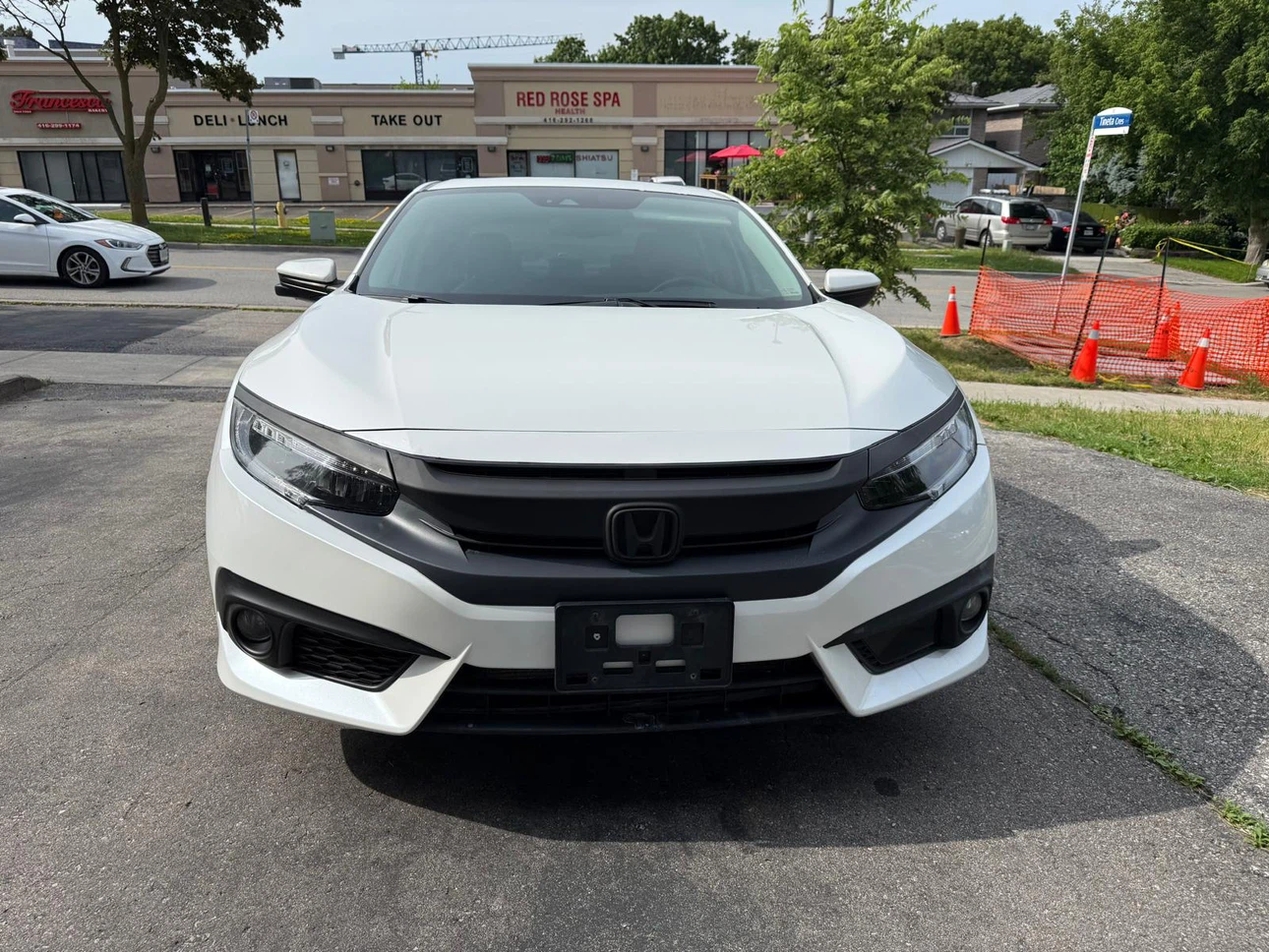 White Honda Civic Turbo Sedan - photo 5