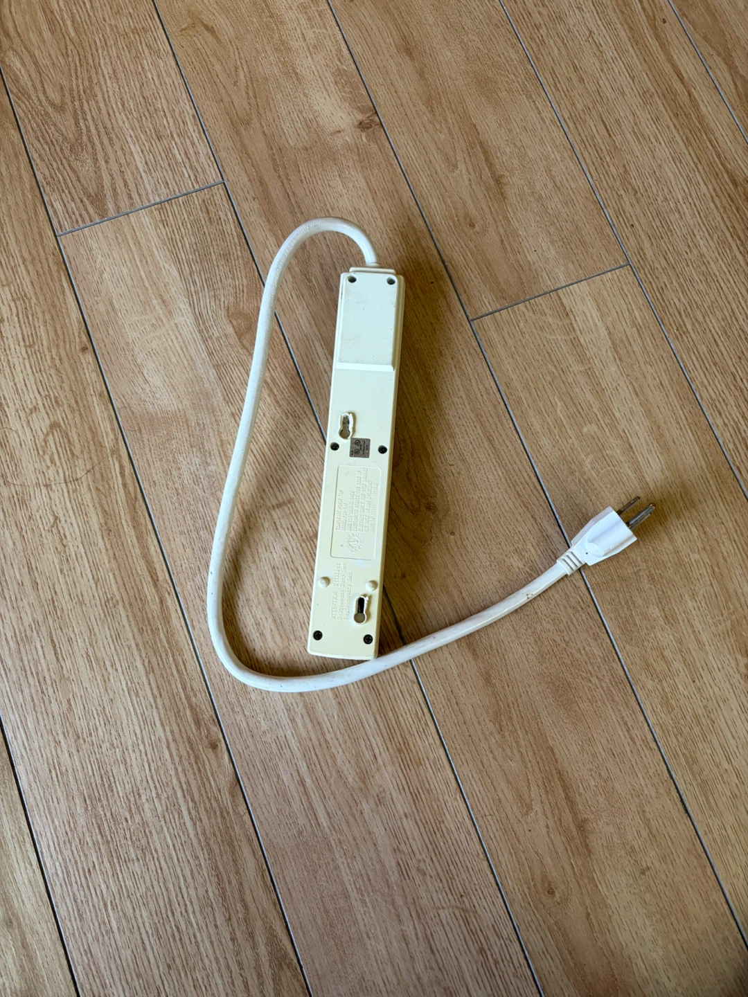 White 6-Outlet Power Bar - photo 3