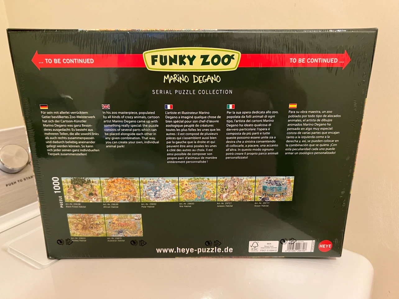 Heye Funky Zoo Australian Habitat 1000-Piece Puzzle - photo 2