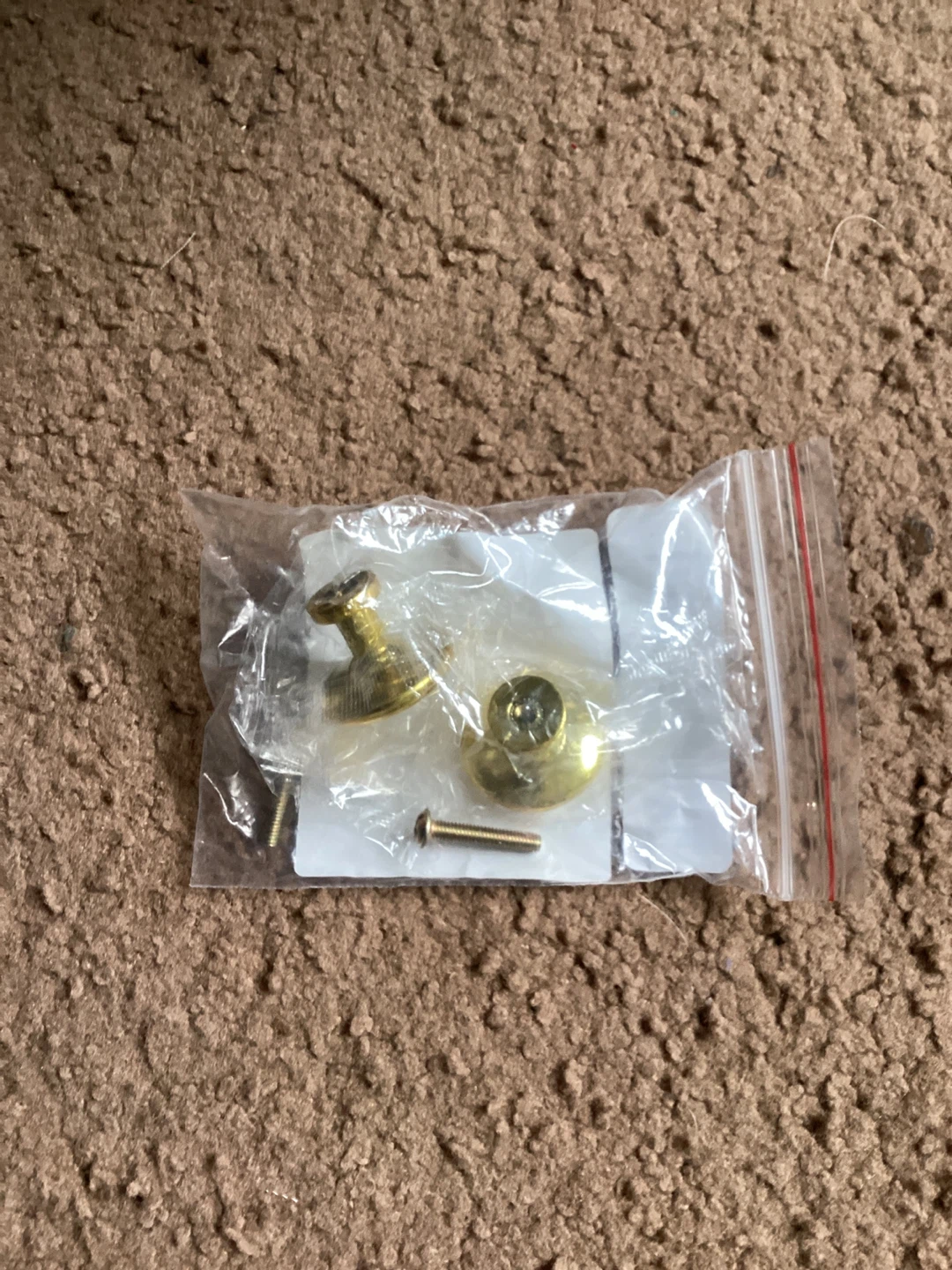 Set of 2 Gold Cabinet Knobs
