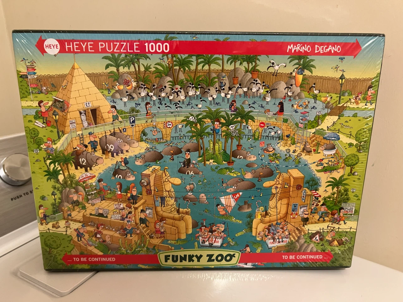 Heye Funky Zoo Nile Habitat 1000-Piece Puzzle